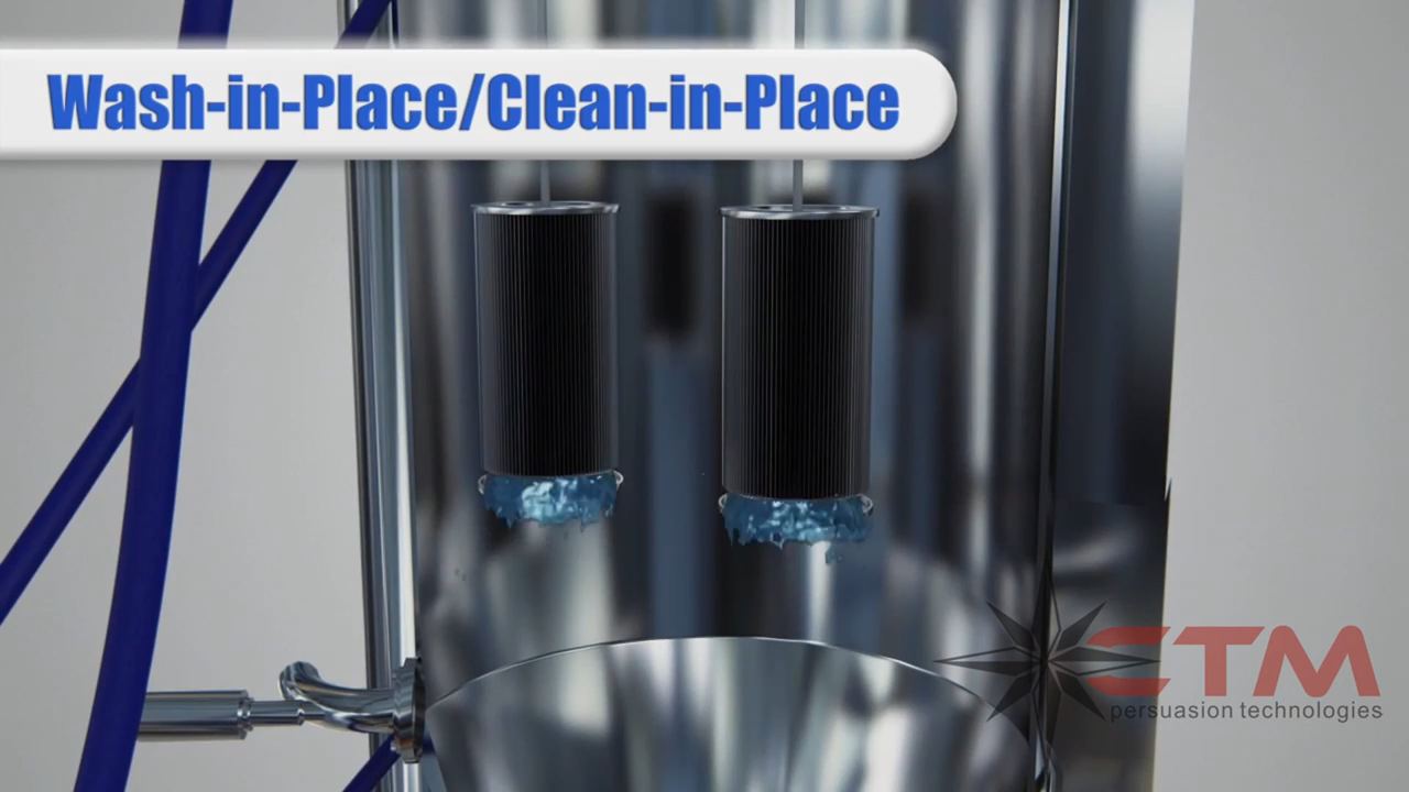 Freund-Vector GMX High-Shear Granulation System, Pharma & Processing Equipment animation